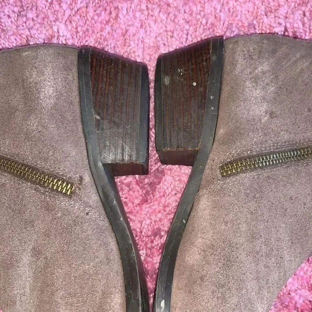 Steve Madden Fringe Brown Booties Size 7.5